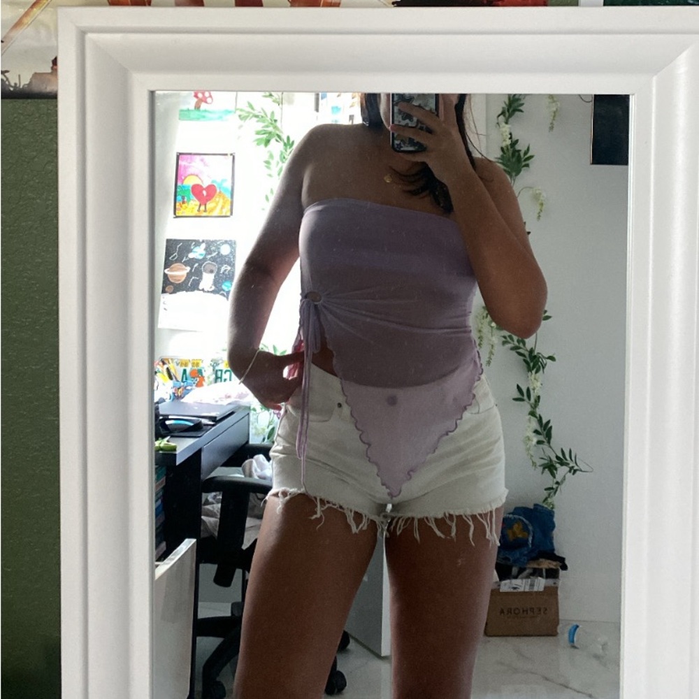 Purple tank top
